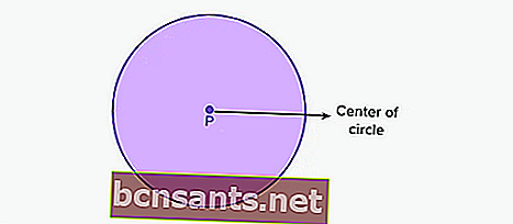 центральная точка круга