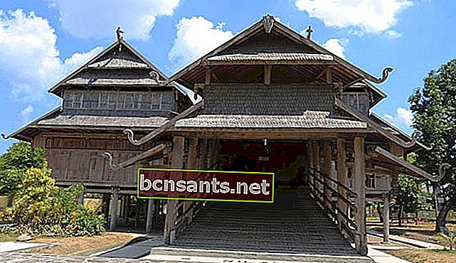 Casa tradicional de West Nusa Tenggara, a juzgar por la singularidad de la residencia ...