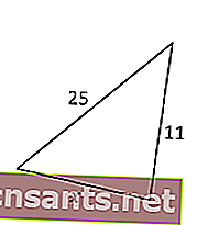 fórmula de triángulo arbitrario