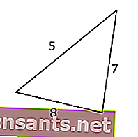 perímetro de cualquier triángulo