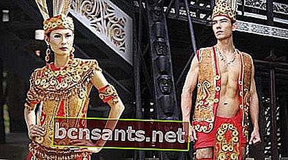 Nama Lengkap Pakaian Dayak, Kalimantan dan Kalimantan Barat |  TutorialBahasaInggris.Co.Id