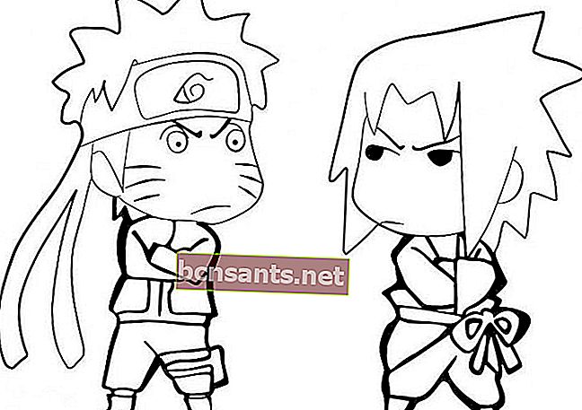 Imagens de caricatura fofa do desenho de Naruto