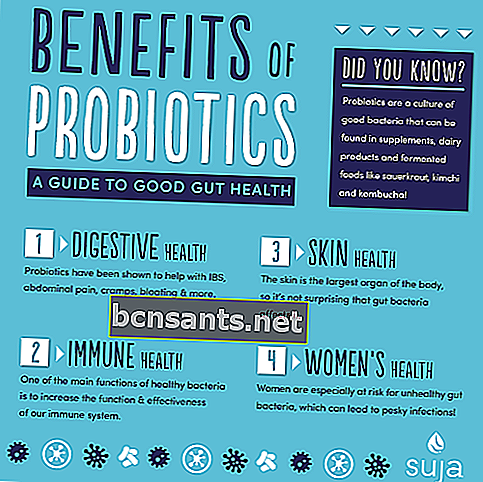Avantages de Suja Juice des probiotiques